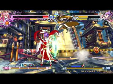 BBCF Ranked - BananaKen (Kokonoe) vs Tatuman (Amane) FT2