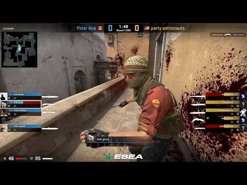 ESports - CS:GO, Party Astronauts vs Polar Ace, ESEA MDL Season 31 North America (11th of June 20...