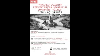 Mimarlar Odası’nın Perspektifinden İstanbul’un Cumhuriyet Yüzyılı Serg