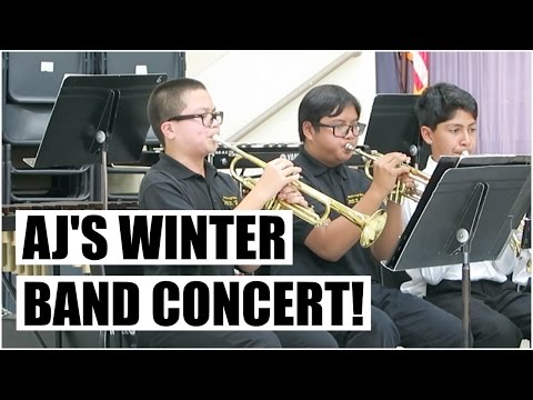 AJ'S WINTER BAND CONCERT! - December 9, 2015