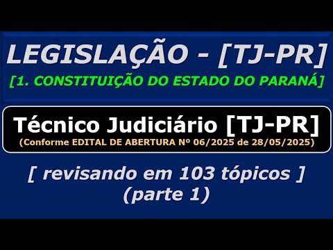 Constituição do Estado do Paraná - [TJPR]