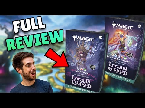 Lorwyn Eclipsed Commander Precons Review! | Blight Curse | Dance of the Elements
