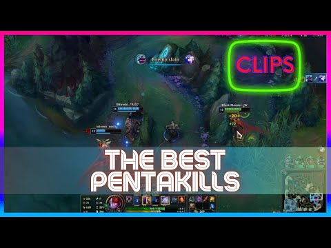 [CLIPS] Pentakill Montage!! SUPER SATISFYING PENTAKILLS" in League of Legends