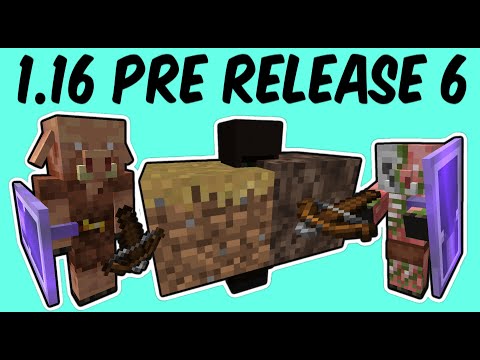 1.16 Pre-Release 6 Minecraft  Review | Enchanted Spawns, Block Changes, Better Lava!