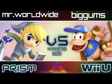PRISM 138 - Mr. Worldwide (Toon Link) vs. Biggums (Diddy Kong) - Winners Side - Smash Wii U