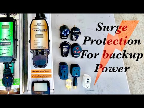 Surge Guard Protection for Home and RV Back-up Power