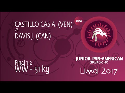 GOLD WW - 51 kg: A. CASTILLO CAS (VEN) df. J. DAVIS (CAN) by FALL, 6-2