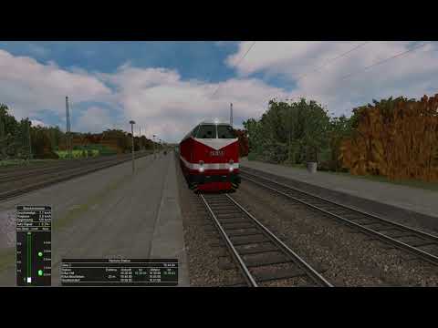 Open Rails - Erfurt - Meiningen Pro Train 22 Deluxe BR119 MSTS