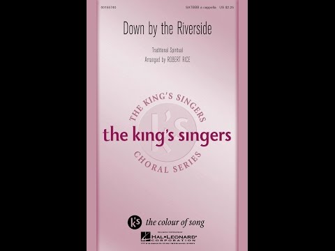 Down by the Riverside (SATBBB Choir) - Arranged by Robert Rice
