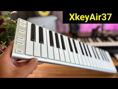 Xkey Air 37: WEIRDEST Portable MIDI Keyboard?! Review, bluetooth test