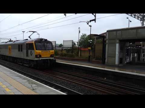 DBS Class 92 no. 92030 passing Watford Junction on 24/07/14 Light loco