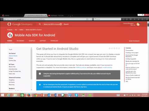 دورة اندرويد 38 | android كيف تربح المال من تفعيل اعلانات كوكل في تطبيقك admob