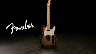 Video thumbnail for Fender American Ultra Telecaster MN, Mocha Burst | Gear4music demo by Gear4music Guitars