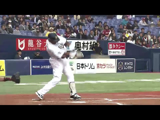 【6回裏】 打球が失速しない!? バファローズ・ブランコの豪快な一発!! 2016/3/16 Bs-E