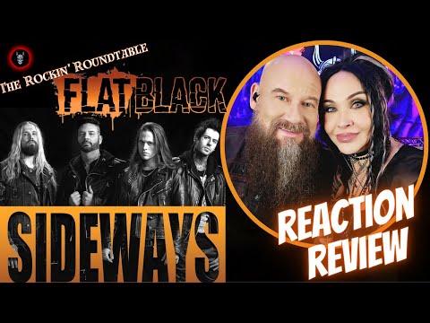 METAL Couple's REACTION and REVIEW - FLAT BLACK - SIDEWAYS (Official Music Video)