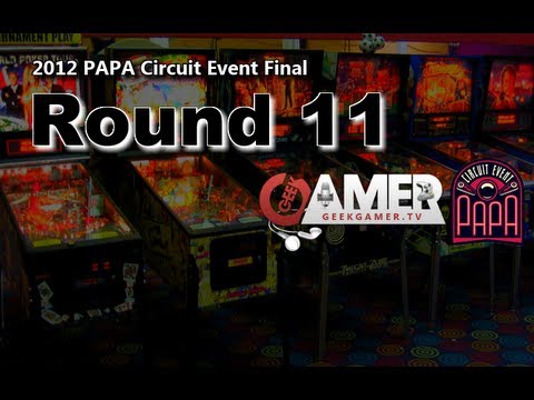 PAPA Pinball - Round 11 - 2012 PAPA Circuit Final