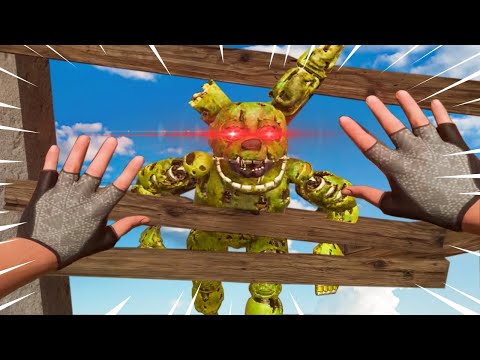 Barricading Myself From The FNAF Animatronics | BoneLab Mods