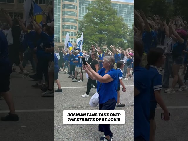 From Sarajevo to St. Louis, Bosnia & Herzegovina fans know how to bring the energy 🇧🇦