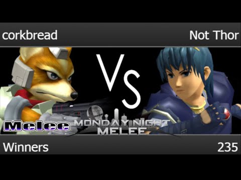 MNM 235 - corkbread (Fox) vs Not Thor (Marth) Winners - Melee