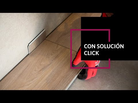 Part of a video titled Cómo instalar Vinílicos SPC click - YouTube