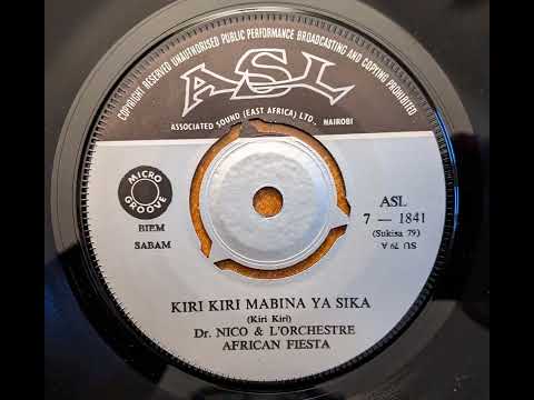 Dr. Nico - Kiri Kiri Mabina Ya Sika [African, Rumba] (196?)