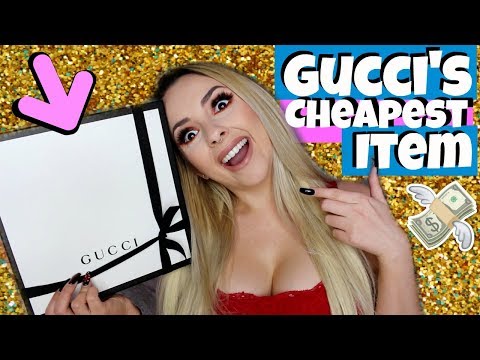 cheapest thing at gucci