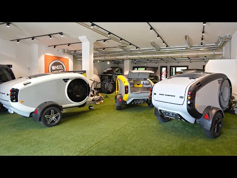 Wohnmobile Wohnwagen Camping 2023: MINK 2.0 Mini-Offroad Wohnwagen. Bis -40° C kuschelig.