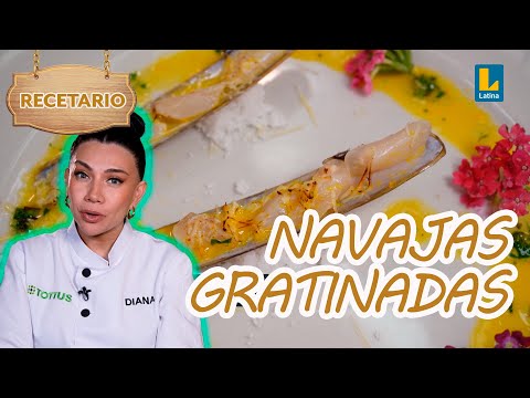 Aprende a preparar navajas con chimichurri y gratinadas de queso parmesano | EGCF: El Recetario 📚👨🍳