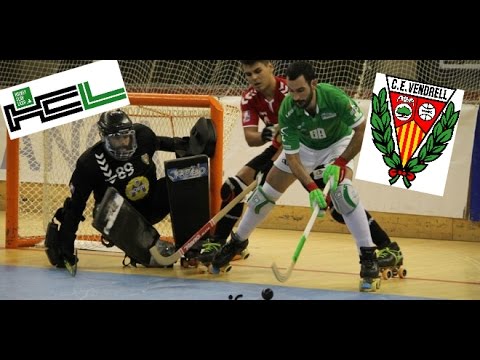 HIGHLIGHTS Jornada 17 OK Liga  CE MORITZ VENDRELL  Vs HOCKEY CLUB LICEO Hockey Patines