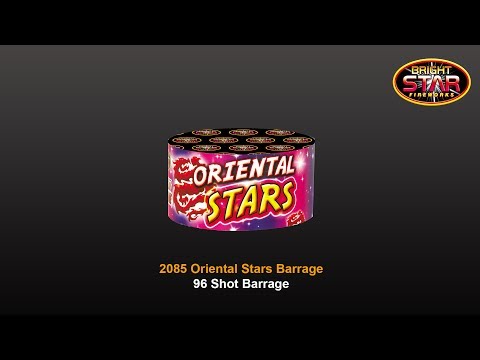 Bright Star Fireworks - 2085 Oriental Stars 96 Shot Barrage