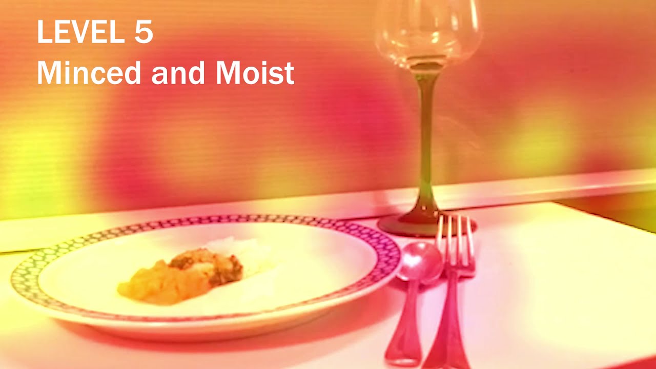 IDDSI Food Level Testing (Level 5 Minced and Moist)