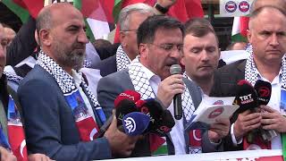Din Görevlileri, Blinken'ın Ankara'ya Gelişini ve İsrail'in Gazze'ye Saldırılarını Protesto Etti