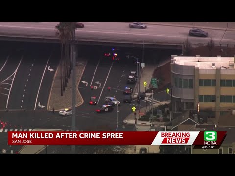 Violent robbery spree began in Sacramento before San Jose officer shot