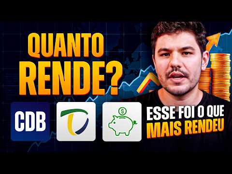 Testei mil reais na poupança, CDB e Tesouro Direto por 1 ano! E me surpreendi com o resultado