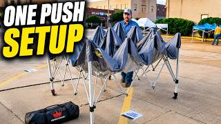 EASY One Man Setup 🍀 Crown Shades 10x10 Pop Up Canopy