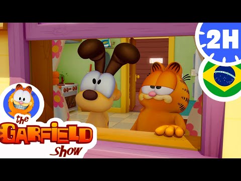 🌴 Garfield nas Férias! 🐱 Episódios para Relaxar!