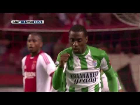 Ajax vs  FC Zwolle goal Gravenbeek