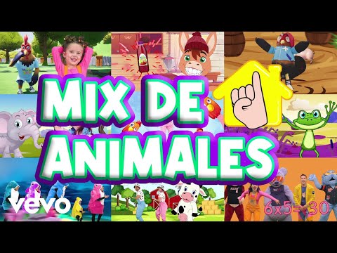 Todas las canciones de Animales | Mix de canciones infantiles | La Vaca Lola, Sapito, B...
