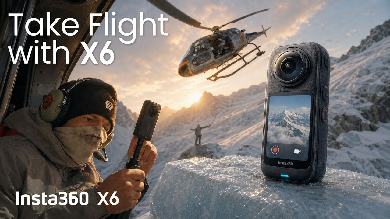 Insta360 X6 Essentials Bundle Midnight Black