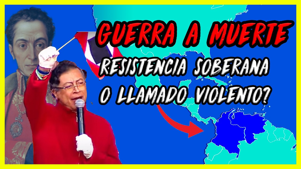 Guerra a muerte 💀🇨🇴🇻🇪: ¿Qué tienen en común BOLÍVAR y PETRO? - El Mapa de Sebas