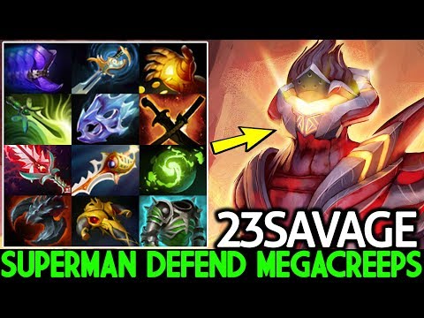 23SAVAGE [Sven] Superman 1100 GPM Defend Mega Creeps Hard Game 7.22 Dota 2