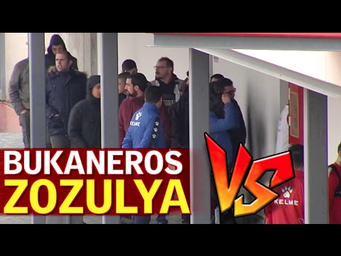 Face-to-face between Rayo's 'bukaneros' and Zozulya's representative