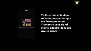 La forma en que me miras letra