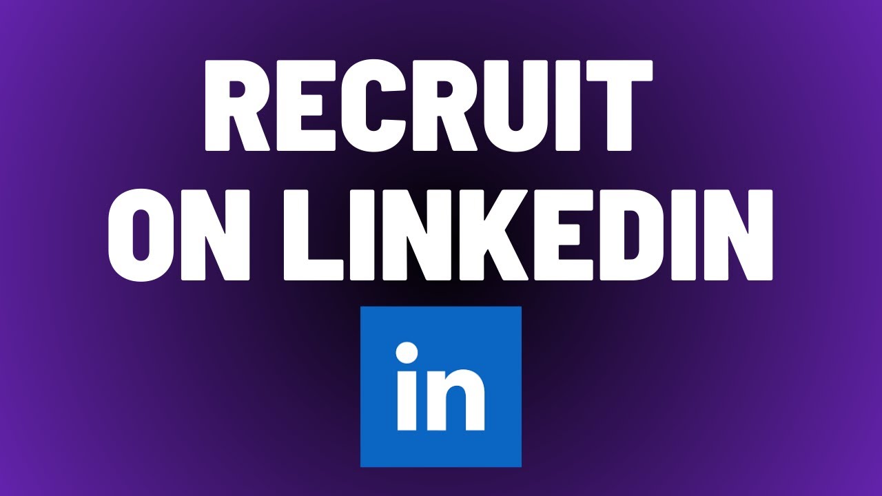 Linkedin Recruitment Consultant Training - YouTube