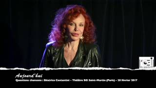 L’Œil du spectacle Interview Béatrice Costantini Théâtre BO Saint Martin 28 février 2017