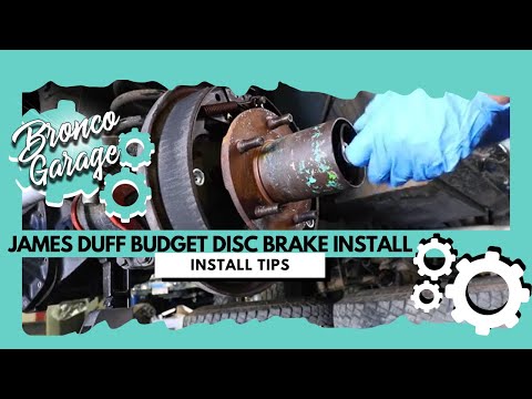 James Duff Budget Disc Brake Install