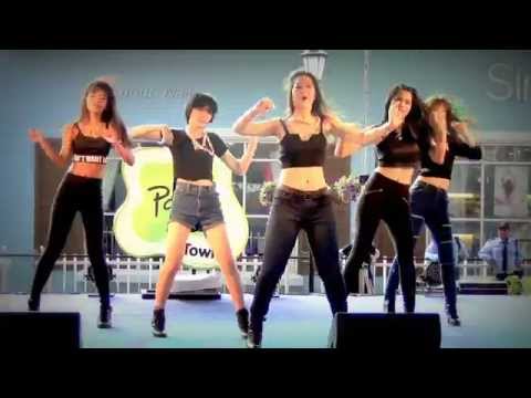 150621 Goddess cover 4Minute - Intro + Huh + Crazy @The Idol Battle Cover Dance 2015 Stage-2 (Au)