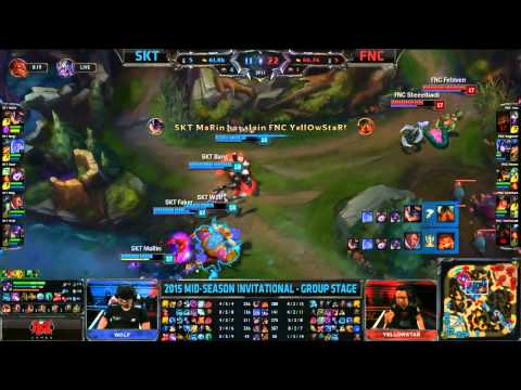 SKT vs FNC | Gamebreaking Wall Dash Bug | MSI 2015