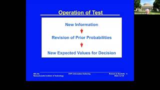 Unit 9: Value of Information, Video 1: Concept of Test