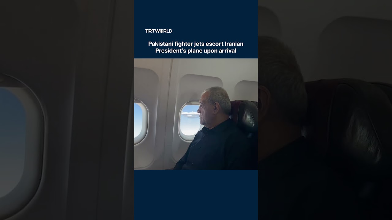 Video | Pakistani fighter jets escort Iranian President’s plane upon arrival